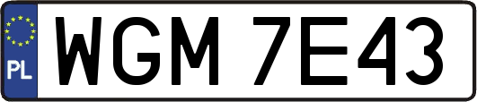 WGM7E43