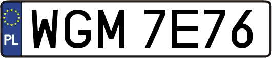 WGM7E76