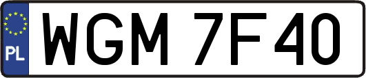 WGM7F40