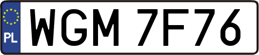 WGM7F76