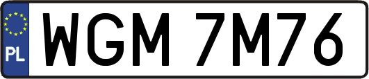 WGM7M76
