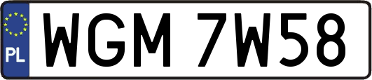 WGM7W58