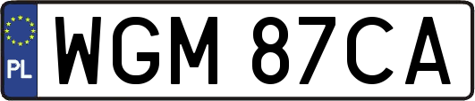 WGM87CA
