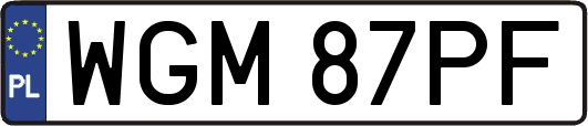 WGM87PF