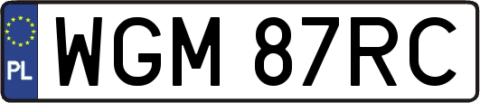 WGM87RC