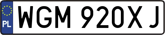 WGM920XJ