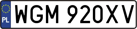 WGM920XV