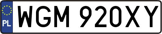 WGM920XY