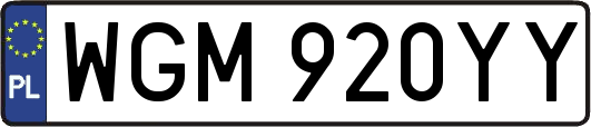 WGM920YY