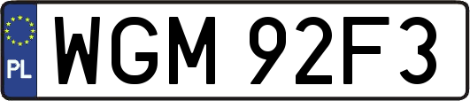 WGM92F3