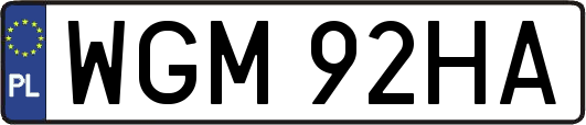 WGM92HA
