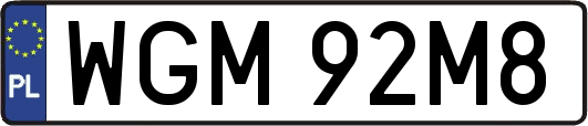WGM92M8