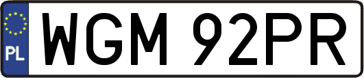 WGM92PR