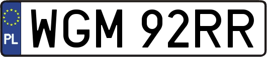 WGM92RR