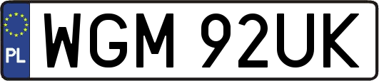 WGM92UK