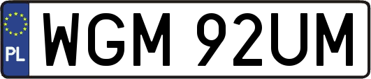 WGM92UM