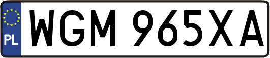 WGM965XA