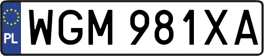 WGM981XA