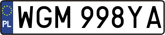 WGM998YA