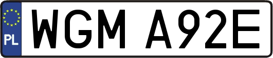 WGMA92E