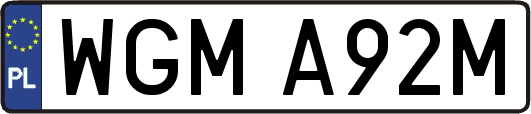 WGMA92M
