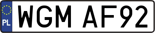 WGMAF92