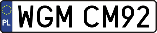 WGMCM92