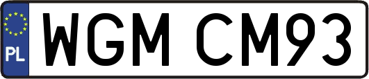 WGMCM93