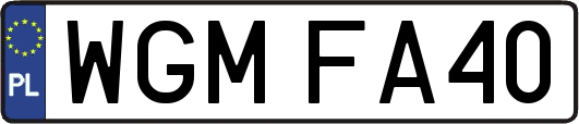 WGMFA40