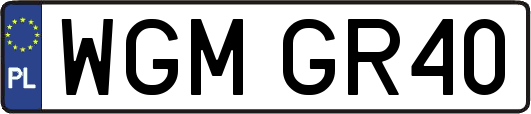 WGMGR40