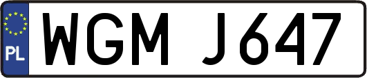 WGMJ647