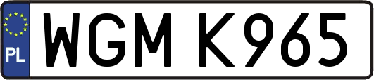 WGMK965