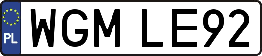 WGMLE92