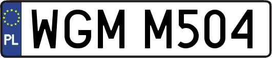 WGMM504