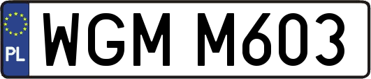 WGMM603