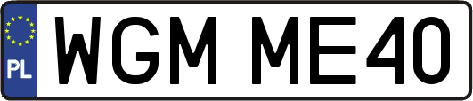 WGMME40