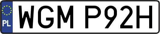 WGMP92H