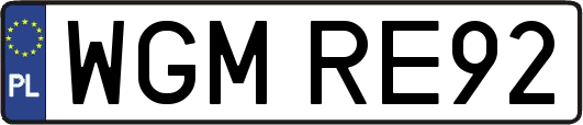 WGMRE92