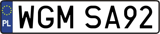 WGMSA92