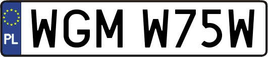 WGMW75W