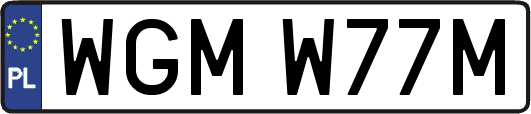 WGMW77M