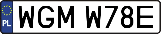 WGMW78E