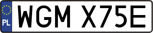 WGMX75E