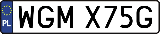 WGMX75G