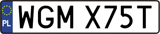 WGMX75T
