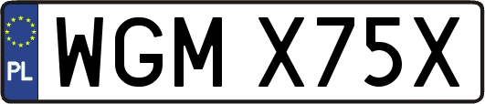 WGMX75X