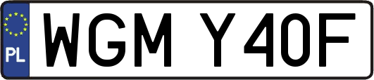 WGMY40F