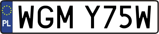 WGMY75W