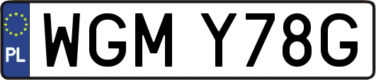 WGMY78G