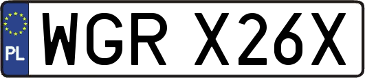 WGRX26X